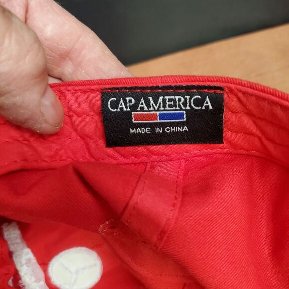 Mercedes Benz Red Ball Cap UNISEX Never Worn - Picture 3 of 6